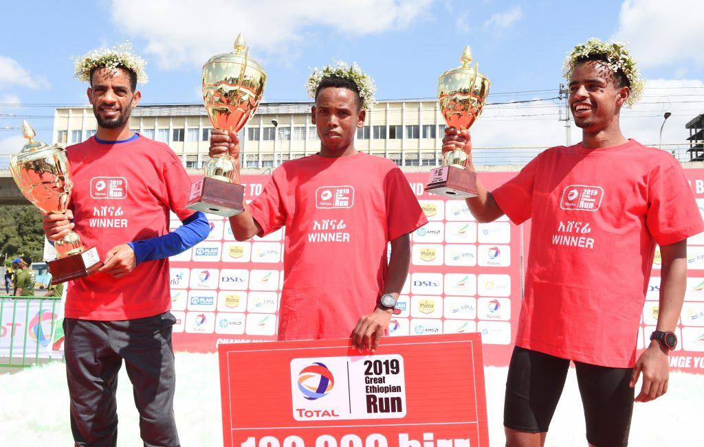 Aregawi and Yehualaw crowned champions at the 2019 Great Ethiopian Run ...
